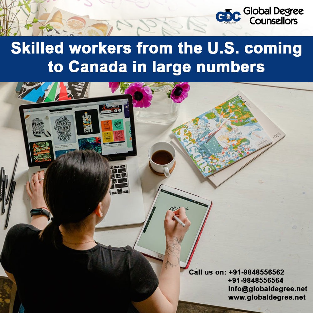 Skilled workers from the U.S. coming to Canada in large numbers