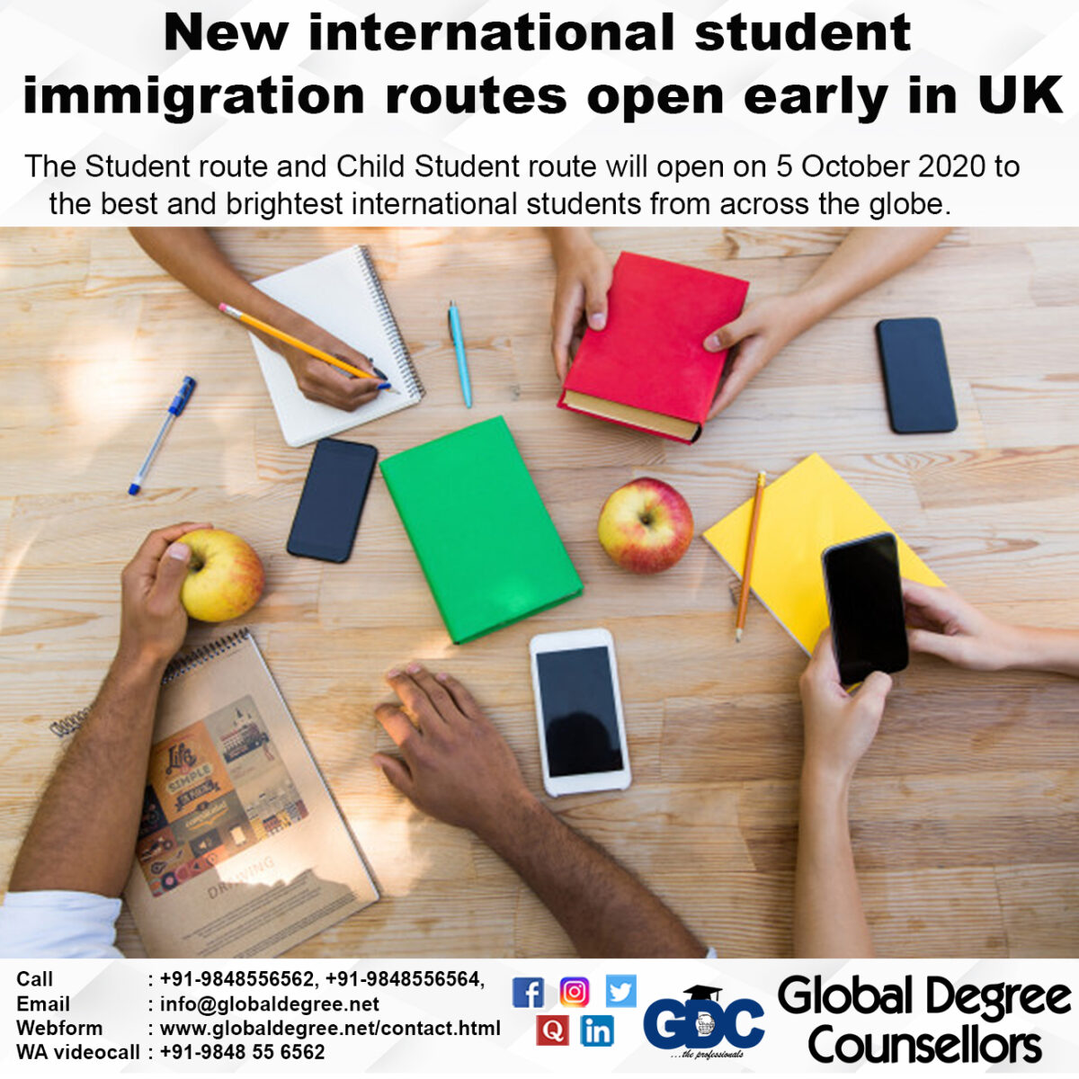 New International Student Immigration Routes Open Early